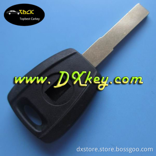 Black color transponder car key blank for fiat key for key blank fiat